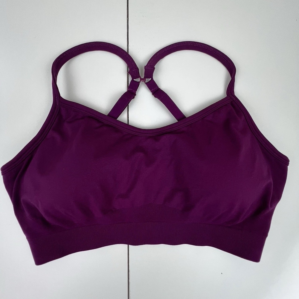 Athleta RENEW BRA Purple Sports Bra Small